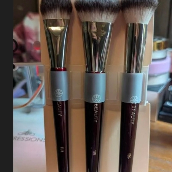BK Beauty Core Complexion Trio Brush Set - *NEW IN BOX!* - Picture 2 of 8